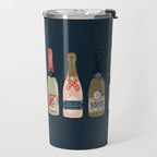 French Champagne Collection - Teal Travel Mug Gallery Image 2