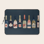 French Champagne Collection - Teal Laptop Sleeve Gallery Image 1