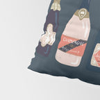 French Champagne Collection - Teal Pillow Sham Gallery Image 4