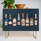 French Champagne Collection - Teal Credenza Gallery Image 1