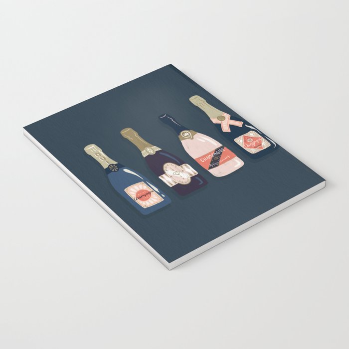 French Champagne Collection - Teal Notebook Gallery Image 3