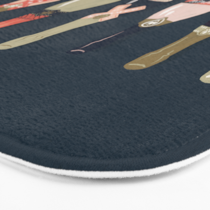 French Champagne Collection - Teal Bath Mat Gallery Image 3