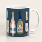 French Champagne Collection - Teal Coffee Mug Gallery Image 1