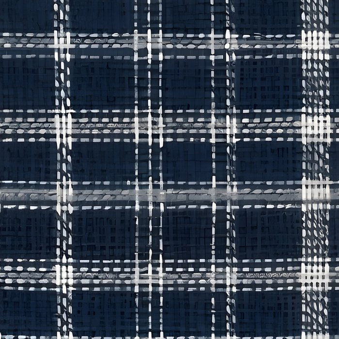 Cozy Blue Plaid  Coffee Mug Gallery Image 2