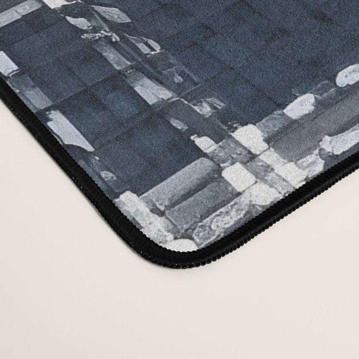 Cozy Blue Plaid  Desk Mat Gallery Image 4