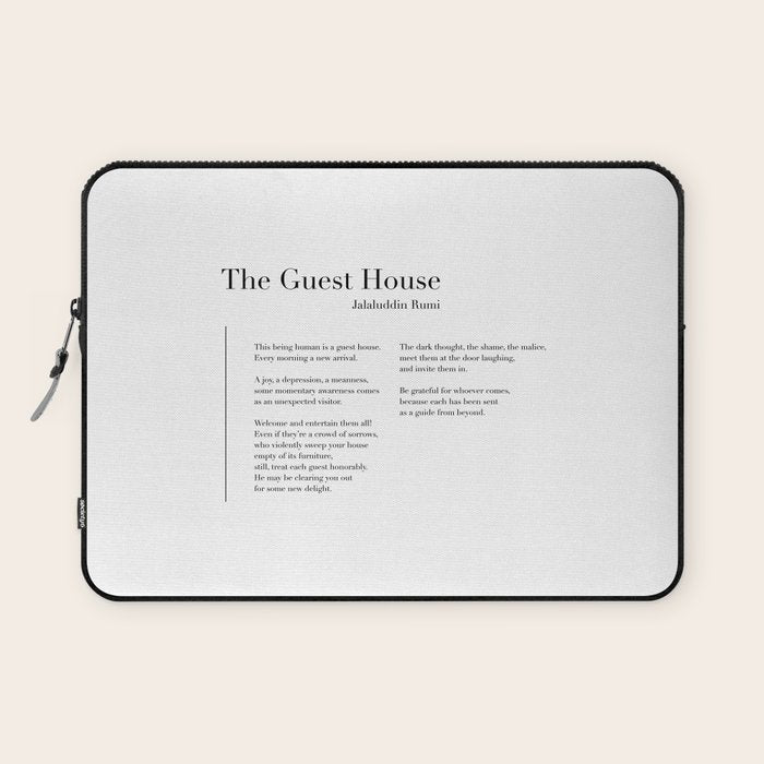 The Guest House by Rumi Laptop Sleeve Gallery Image 1