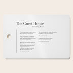 The Guest House by Rumi Cutting Board Gallery Image 1
