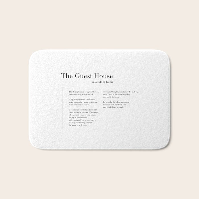 The Guest House by Rumi Bath Mat Gallery Image 1