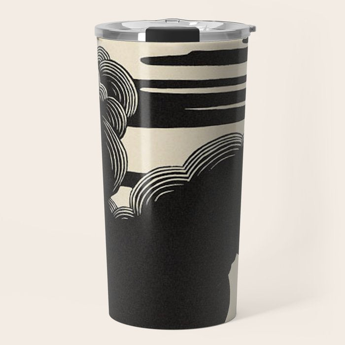 FeÌlix Vallotton Wolken, 1890 Midnight Moon Night Clouds Travel Mug Gallery Image 1