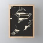 FeÌlix Vallotton Wolken, 1890 Midnight Moon Night Clouds Mini Art Print Gallery Image 1