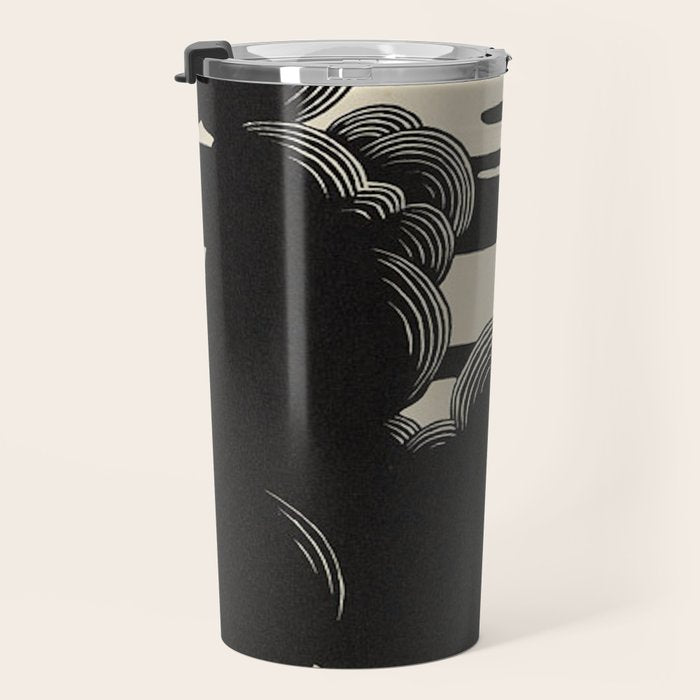 FeÌlix Vallotton Wolken, 1890 Midnight Moon Night Clouds Travel Mug Gallery Image 3