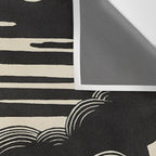 FeÌlix Vallotton Wolken, 1890 Midnight Moon Night Clouds Wall Tapestry Gallery Image 3