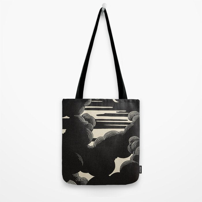 FeÌlix Vallotton Wolken, 1890 Midnight Moon Night Clouds Tote Bag Gallery Image 2