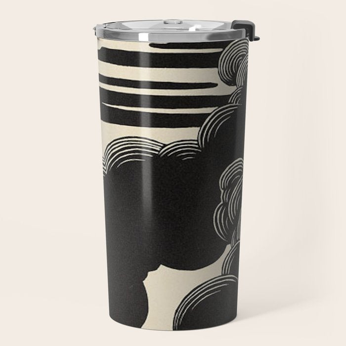 FeÌlix Vallotton Wolken, 1890 Midnight Moon Night Clouds Travel Mug Gallery Image 2