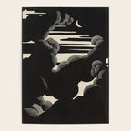 FeÌlix Vallotton Wolken, 1890 Midnight Moon Night Clouds Poster Gallery Image 4