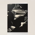 FeÌlix Vallotton Wolken, 1890 Midnight Moon Night Clouds Stationery Card Gallery Image 2