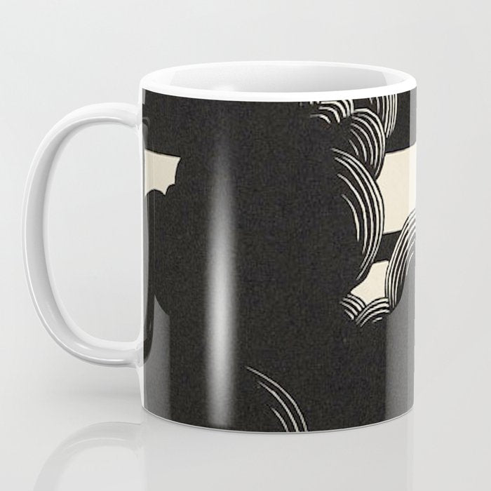 FeÌlix Vallotton Wolken, 1890 Midnight Moon Night Clouds Coffee Mug Gallery Image 3