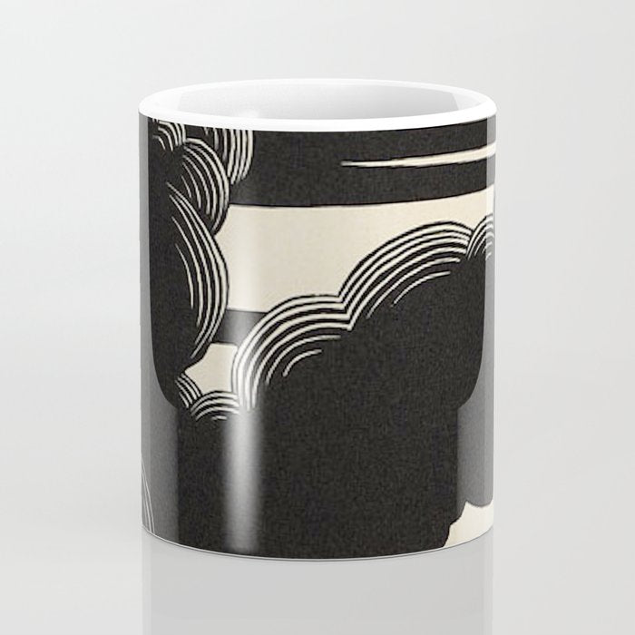FeÌlix Vallotton Wolken, 1890 Midnight Moon Night Clouds Coffee Mug Gallery Image 4