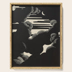 FeÌlix Vallotton Wolken, 1890 Midnight Moon Night Clouds Serving Tray Gallery Image 1