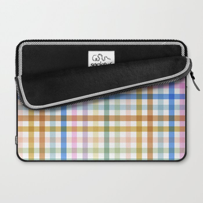 Rainbow Check Bliss Laptop Sleeve Gallery Image 2