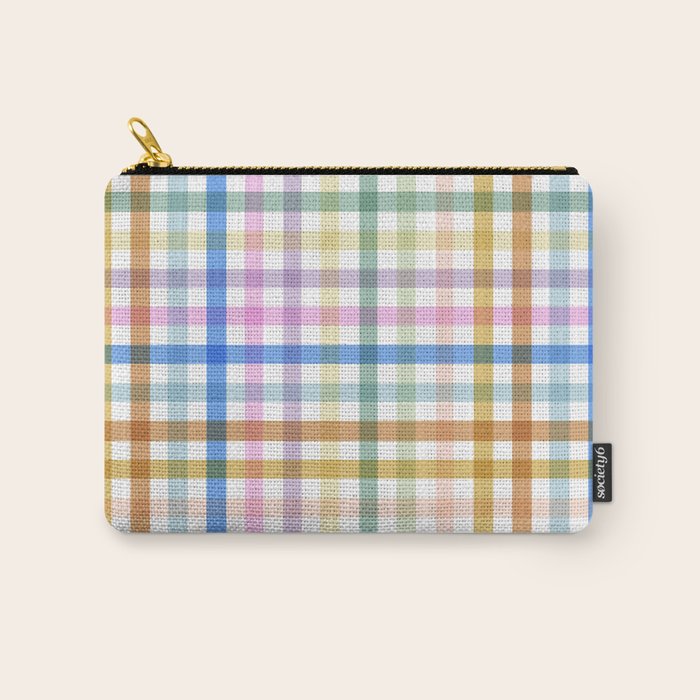 Rainbow Check Bliss Carry All Pouch Gallery Image 1