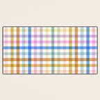 Rainbow Check Bliss Desk Mat Gallery Image 3
