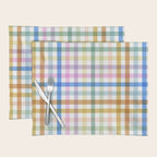 Rainbow Check Bliss Placemat Gallery Image 1