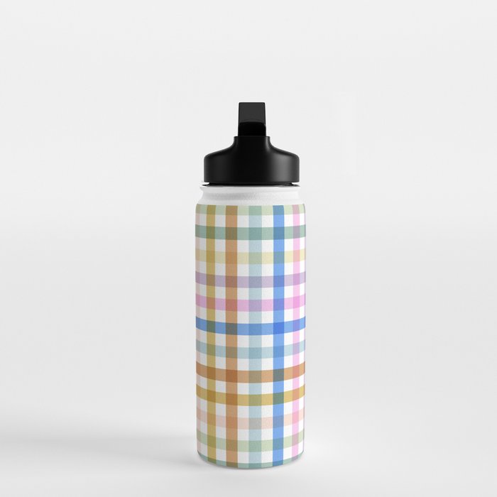 Rainbow Check Bliss Water Bottle Gallery Image 3