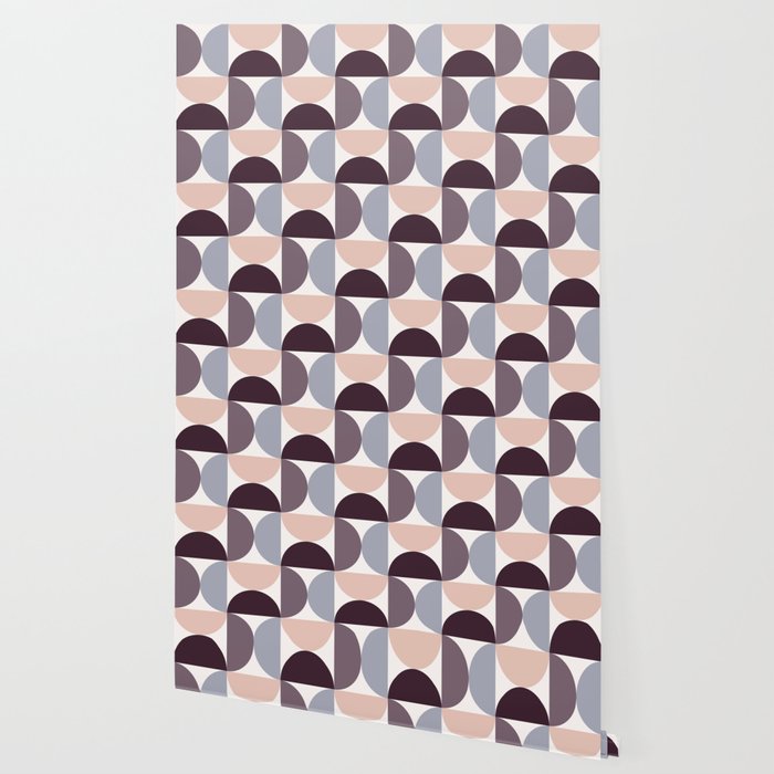 Bauhaus Mid Century Modern Geometric Pattern XIV Wallpaper Gallery Image 2