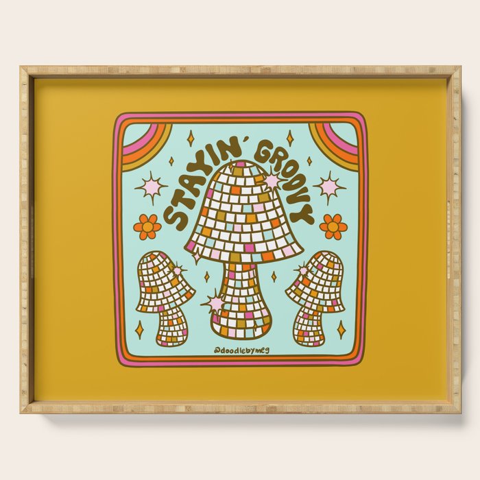 Stayin' Groovy Serving Tray Gallery Image 1