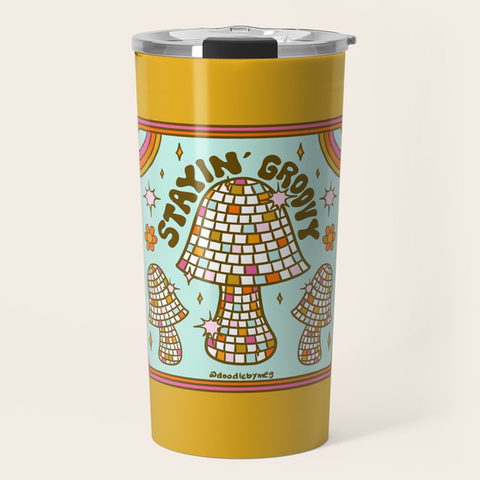 Stayin' Groovy Travel Mug Gallery Image 1