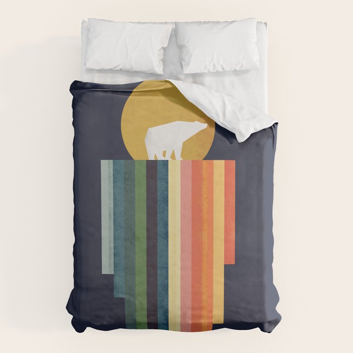 Polar bear on ice cream Duvet Cover Gallery Image 6