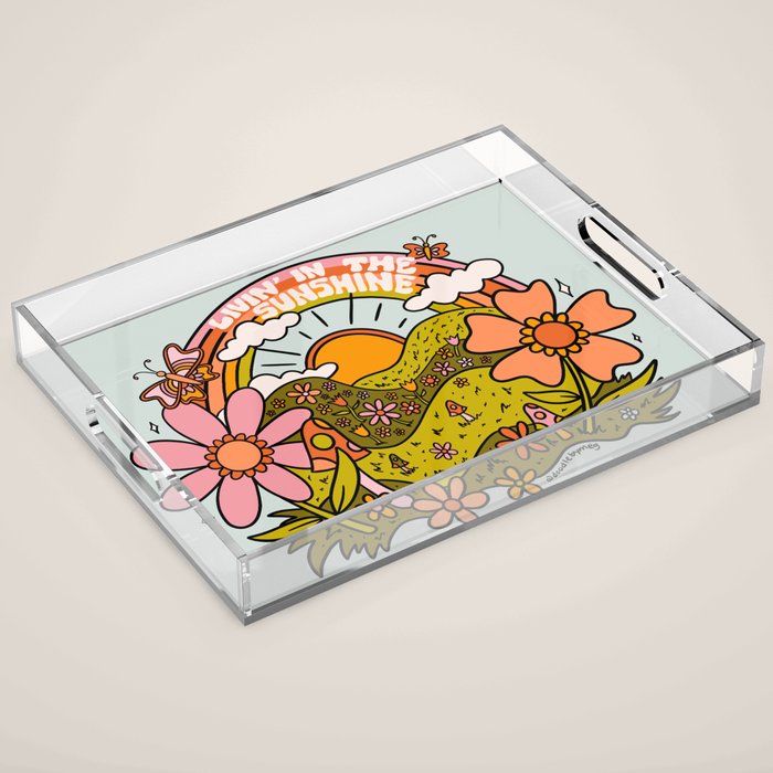 Livin' In the Sunshine Acrylic Tray Gallery Image 1