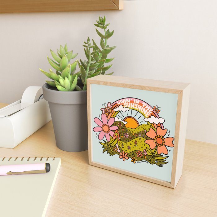 Livin' In the Sunshine Mini Art Print Gallery Image 2