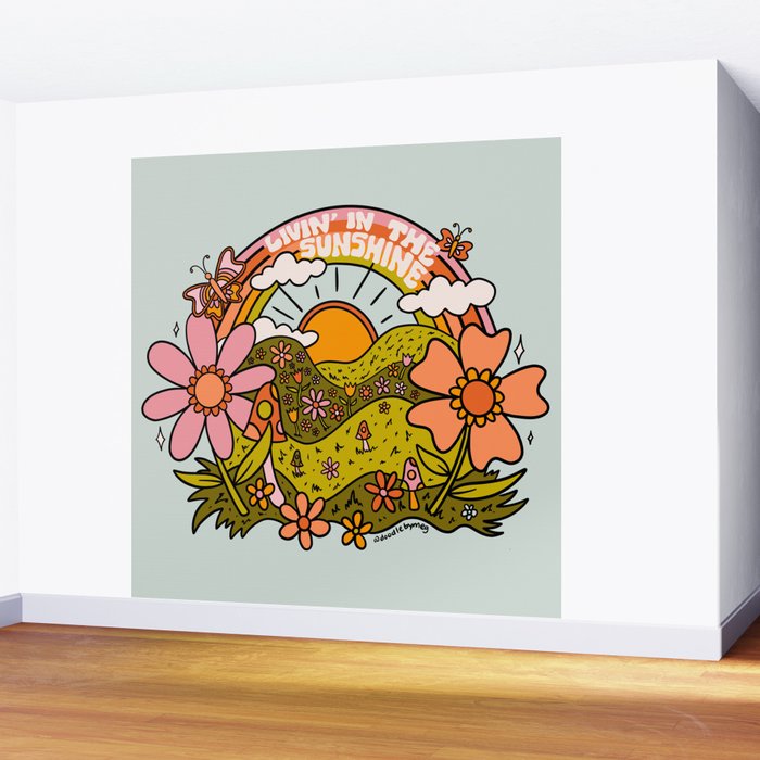 Livin' In the Sunshine Wall Mural Gallery Image 2