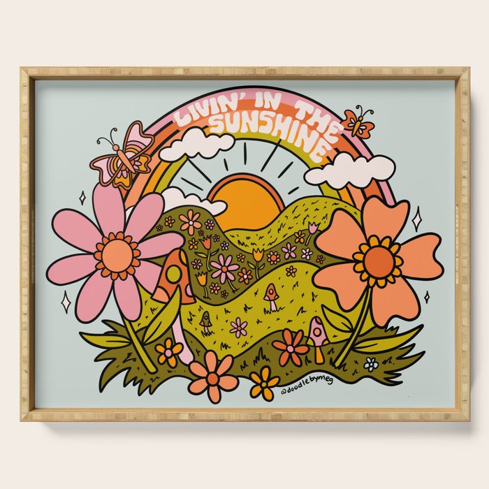 Livin' In the Sunshine Serving Tray Gallery Image 1