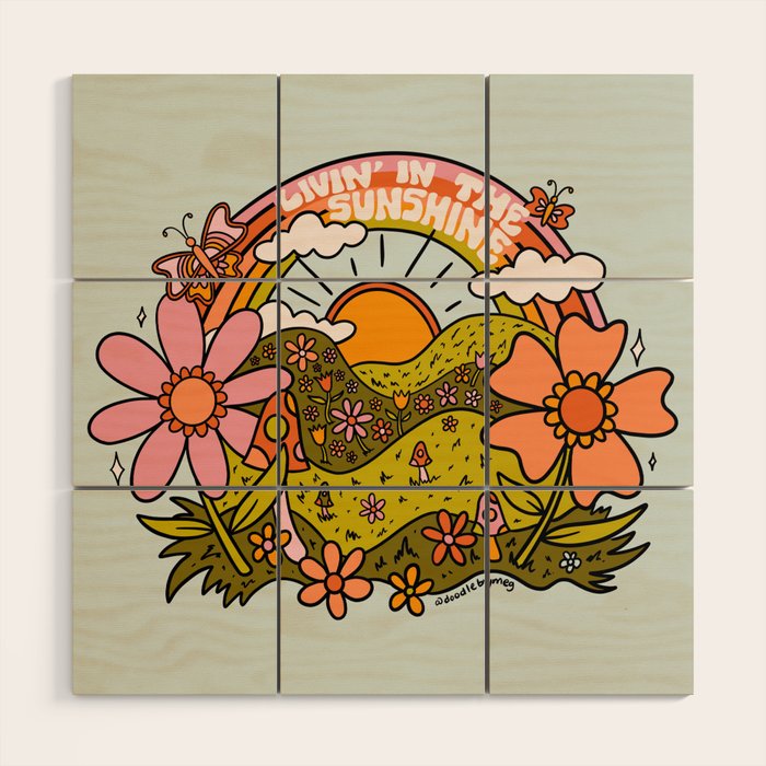 Livin' In the Sunshine Wood Wall Art Gallery Image 1