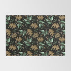 Fall of fall leaves dark Rug Gallery Image 2