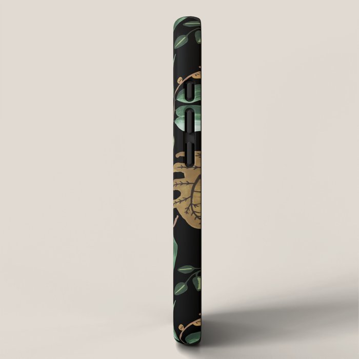 Fall of fall leaves dark iPhone Case Gallery Image 2