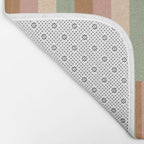 Mixed Stripes Pattern XIX Boho Summer Bath Mat Gallery Image 2