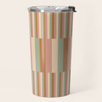 Mixed Stripes Pattern XIX Boho Summer Travel Mug Gallery Image 2