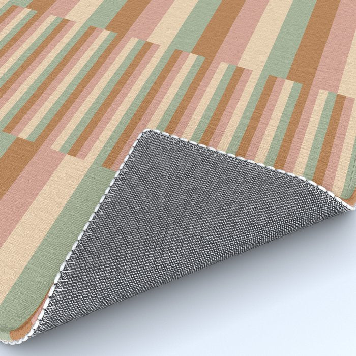 Mixed Stripes Pattern XIX Boho Summer Rug Gallery Image 4