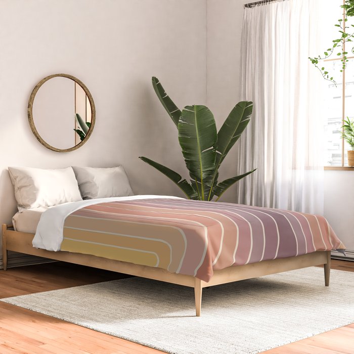 Gradient Curvature I Comforter Gallery Image 2