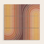 Gradient Curvature I Wood Wall Art Gallery Image 1