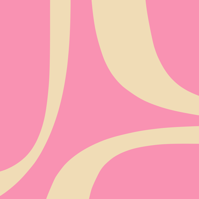 Retro Groove Abstract Pattern in Pink Cream Coffee Mug Gallery Image 2