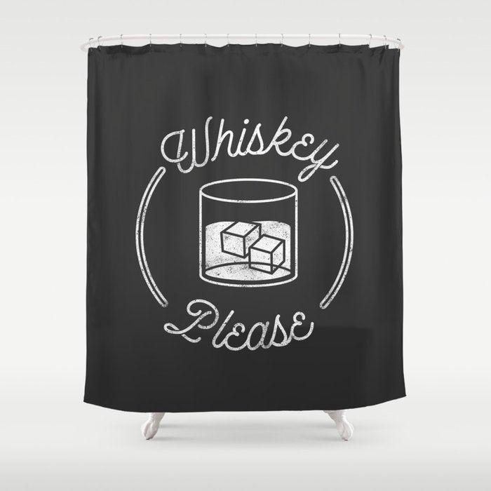 Whiskey Please 2 Shower Curtain Gallery Image 1