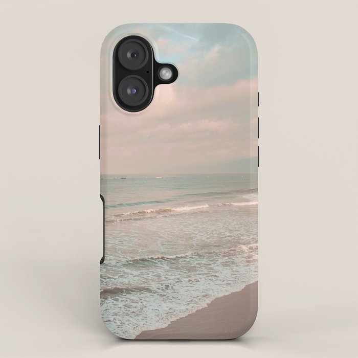 Santa Monica Beach - Coastal Landscape Photography, California iPhone Case Gallery Image 1