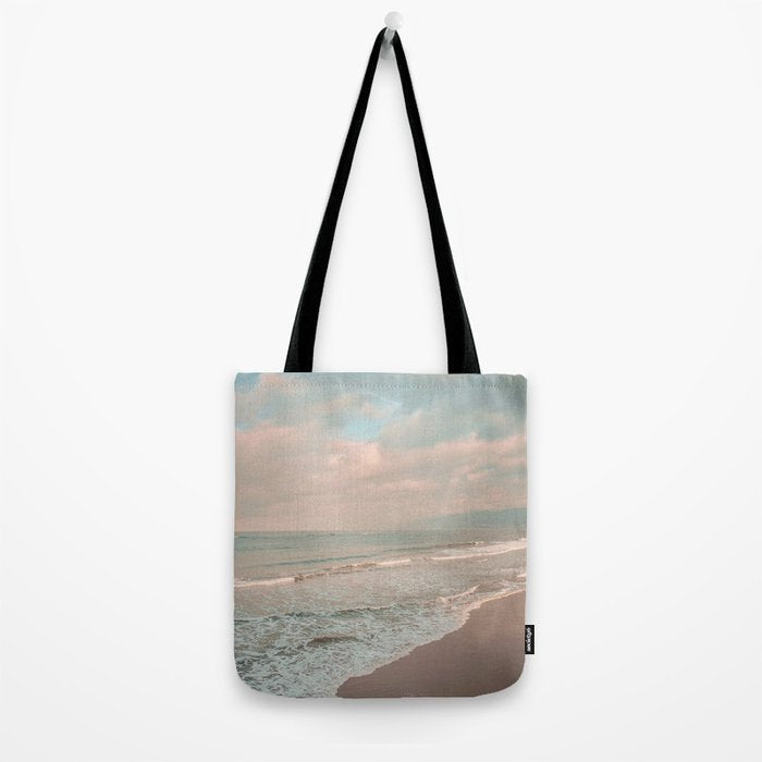 Santa Monica Beach - Coastal Landscape Photography, California Tote Bag Gallery Image 2