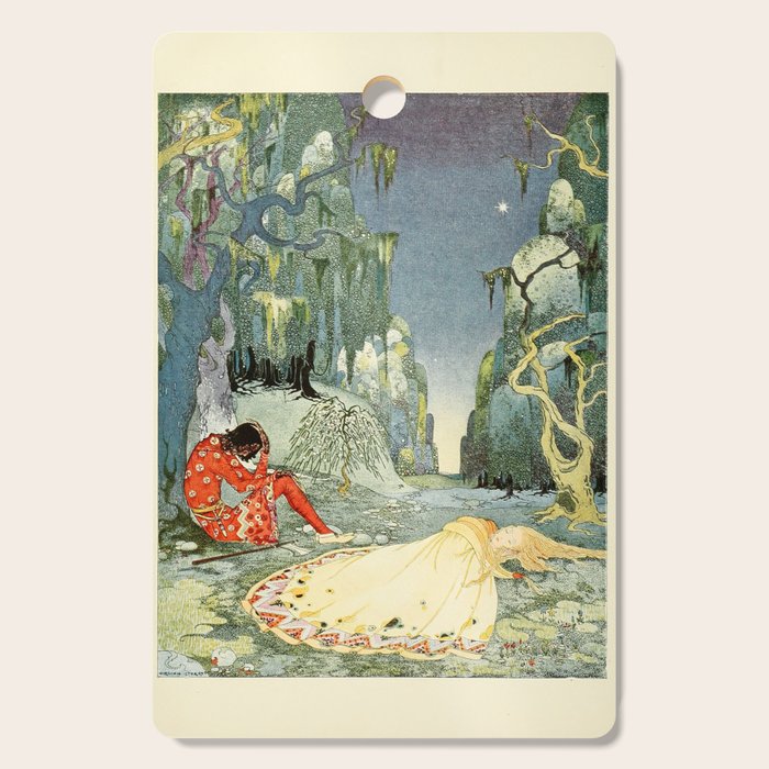 Art by Virginia Frances Sterrett from "Old French Fairy Tales," 1920 Cutting Board Gallery Image 1
