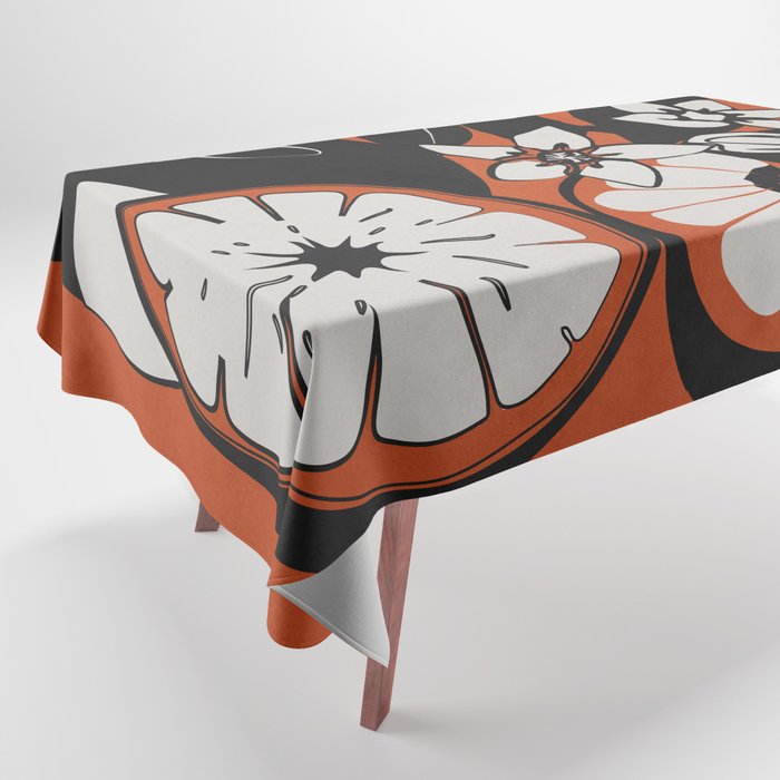 Line Art Oranges 2 Tablecloth Gallery Image 1